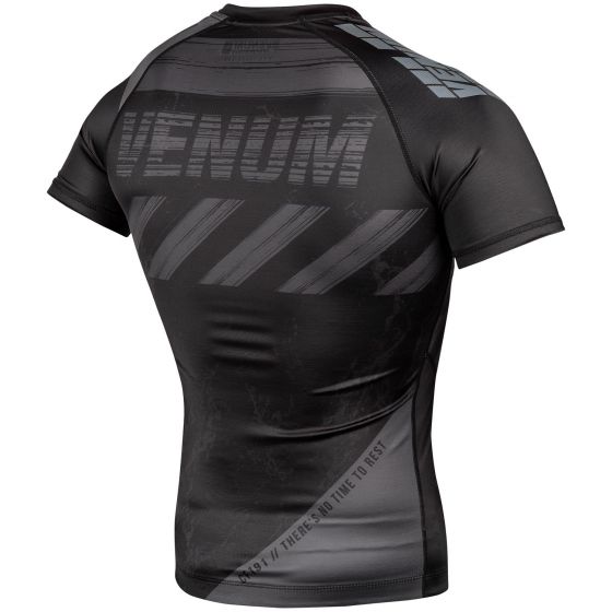 Venum AMRAP Compression T- shirt - Short Sleeves - Black/Grey