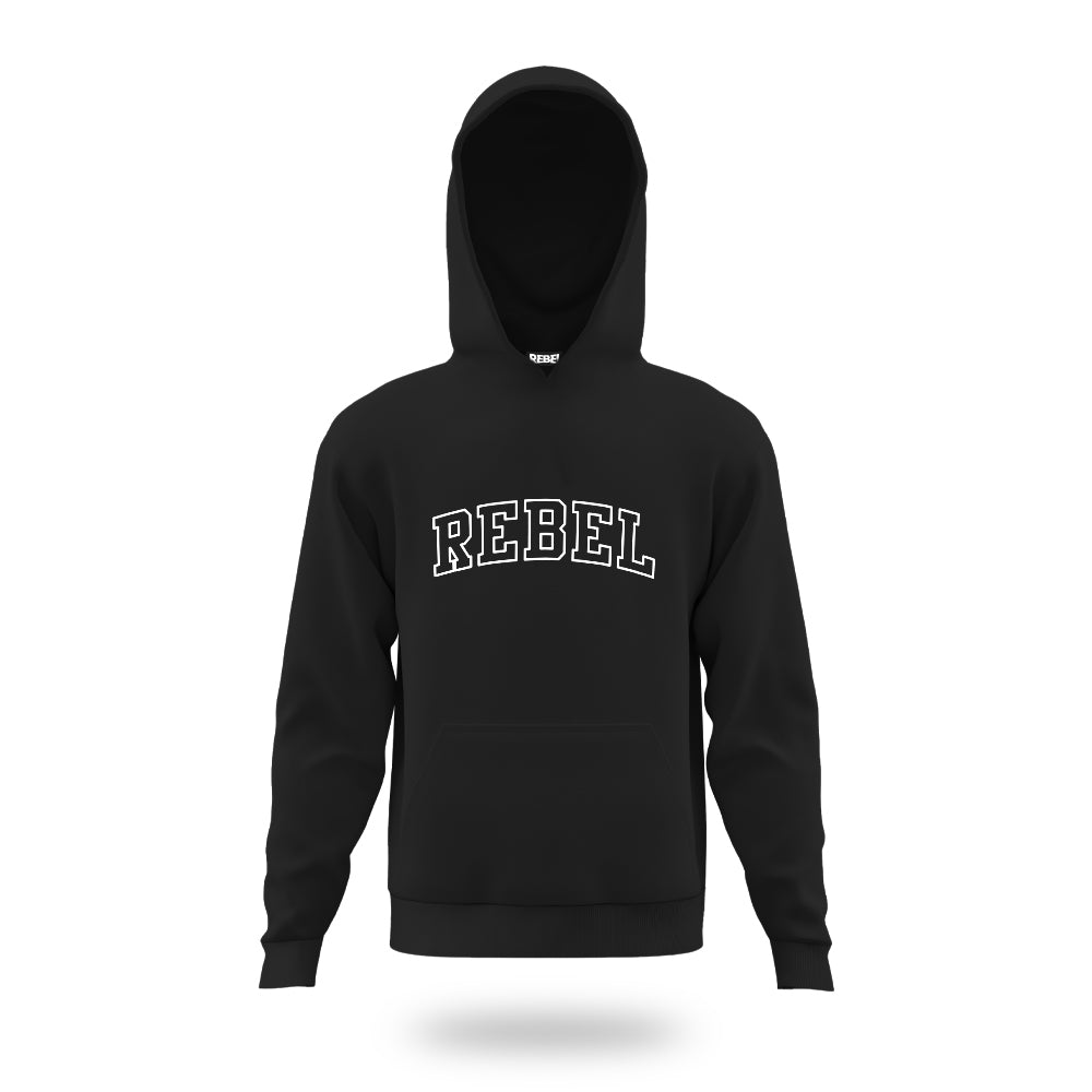 Rebel Hoodie – Stay Warm, Stay Relentless - Black