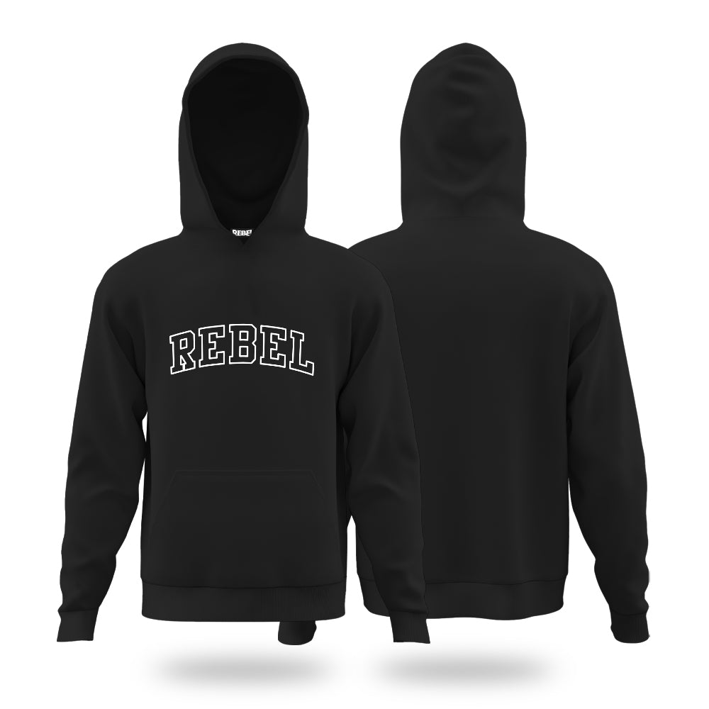 Rebel Hoodie – Stay Warm, Stay Relentless - Black