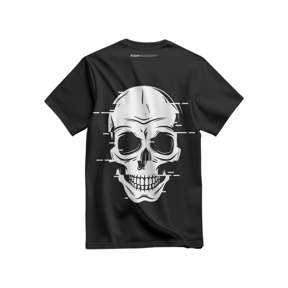 The Rebel Skull – Classic Fit, Killer Attitude – Black/White