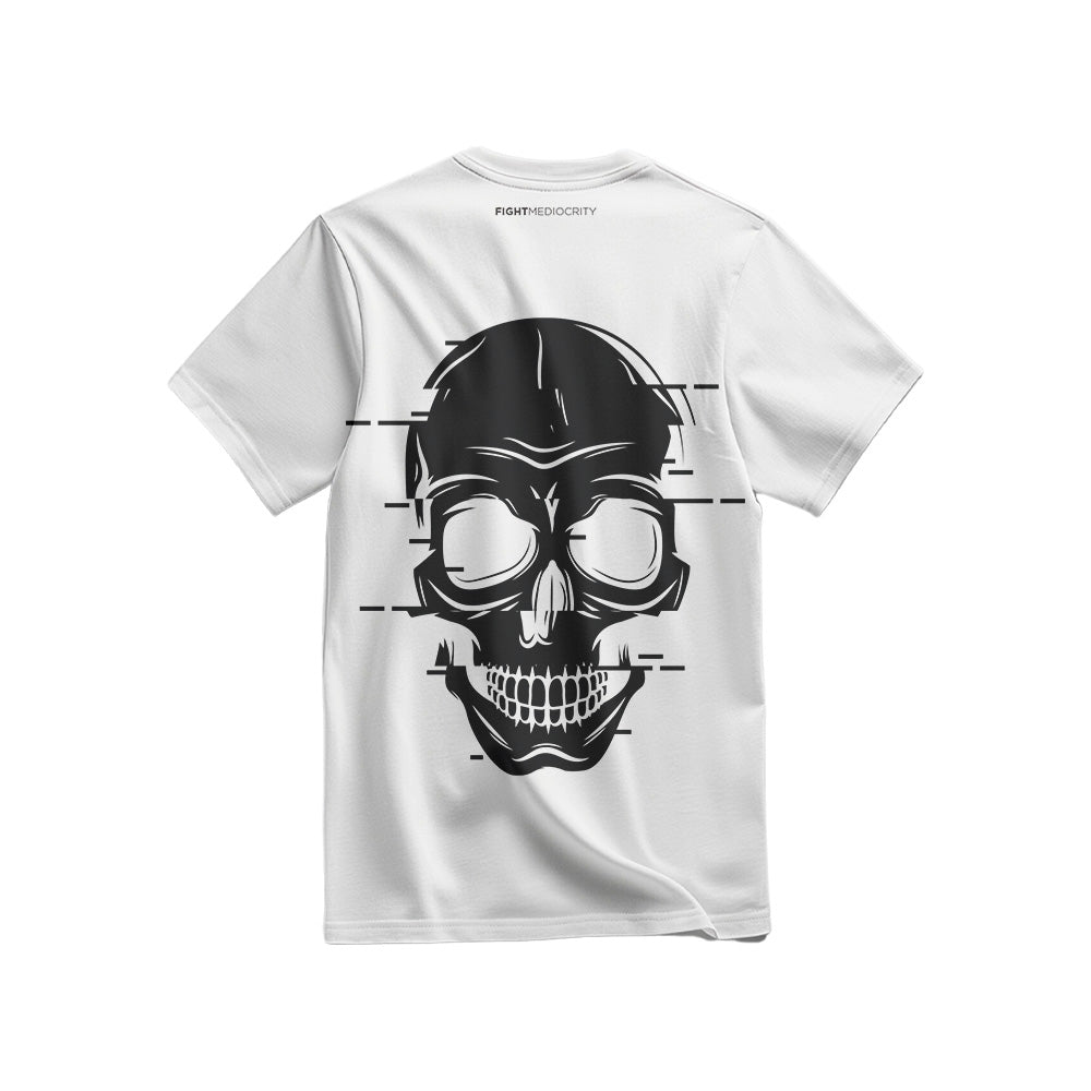 The Rebel Skull – Classic Fit, Killer Attitude – Black/White
