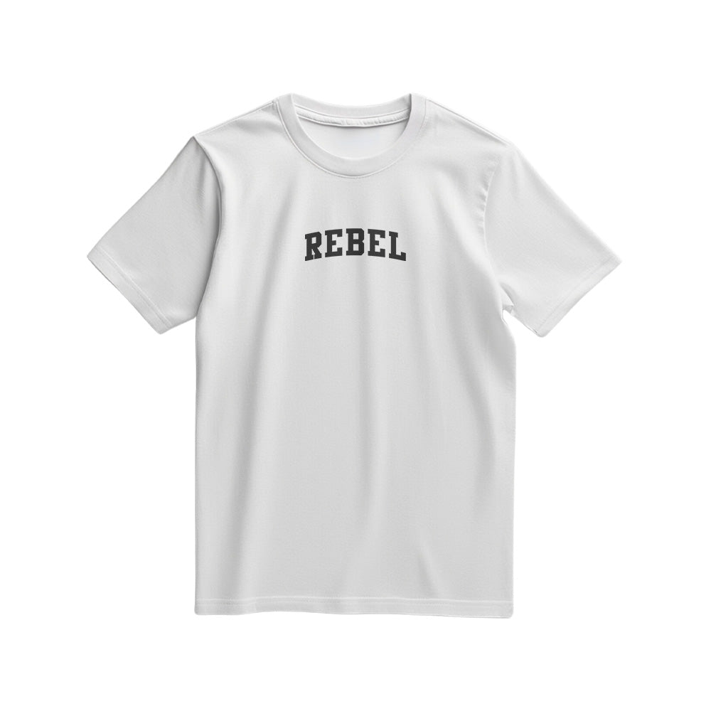 The Rebel Skull – Classic Fit, Killer Attitude – Black/White