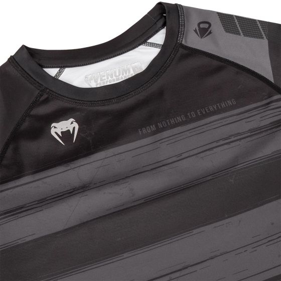Venum AMRAP Compression T- shirt - Short Sleeves - Black/Grey