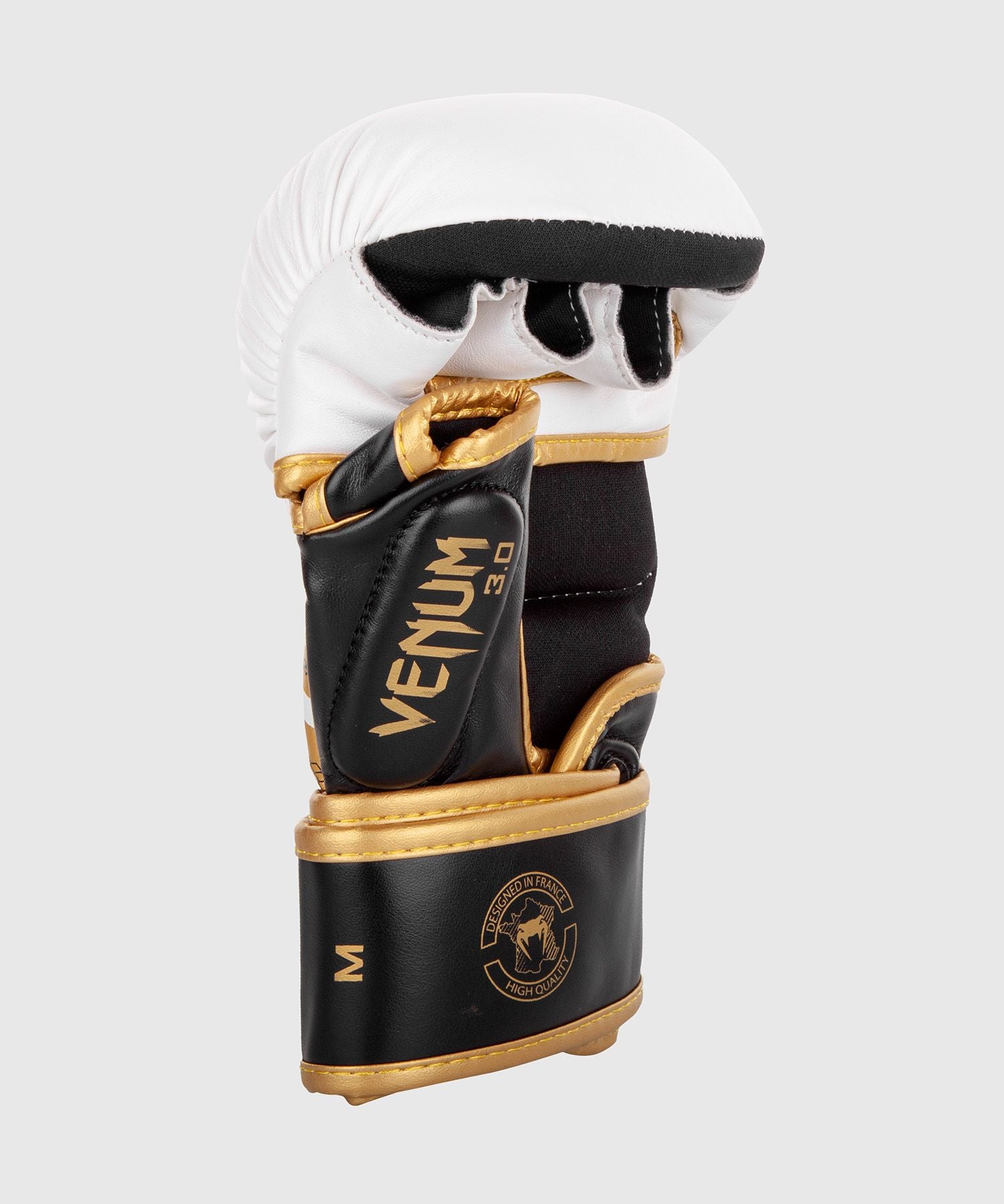 SPARRING GLOVES VENUM CHALLENGER 3.0 - WHITE/BLACK/GOLD