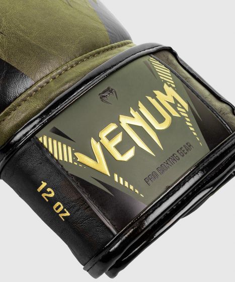 Venum Impact Boxing Gloves - Khaki/Gold