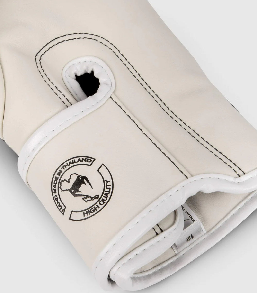 Venum Elite Boxing Gloves - White/Black