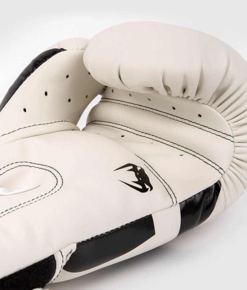 Venum Elite Boxing Gloves - White/Black