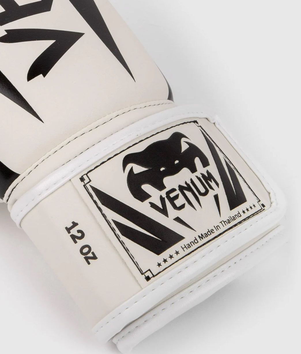 Venum Elite Boxing Gloves - White/Black