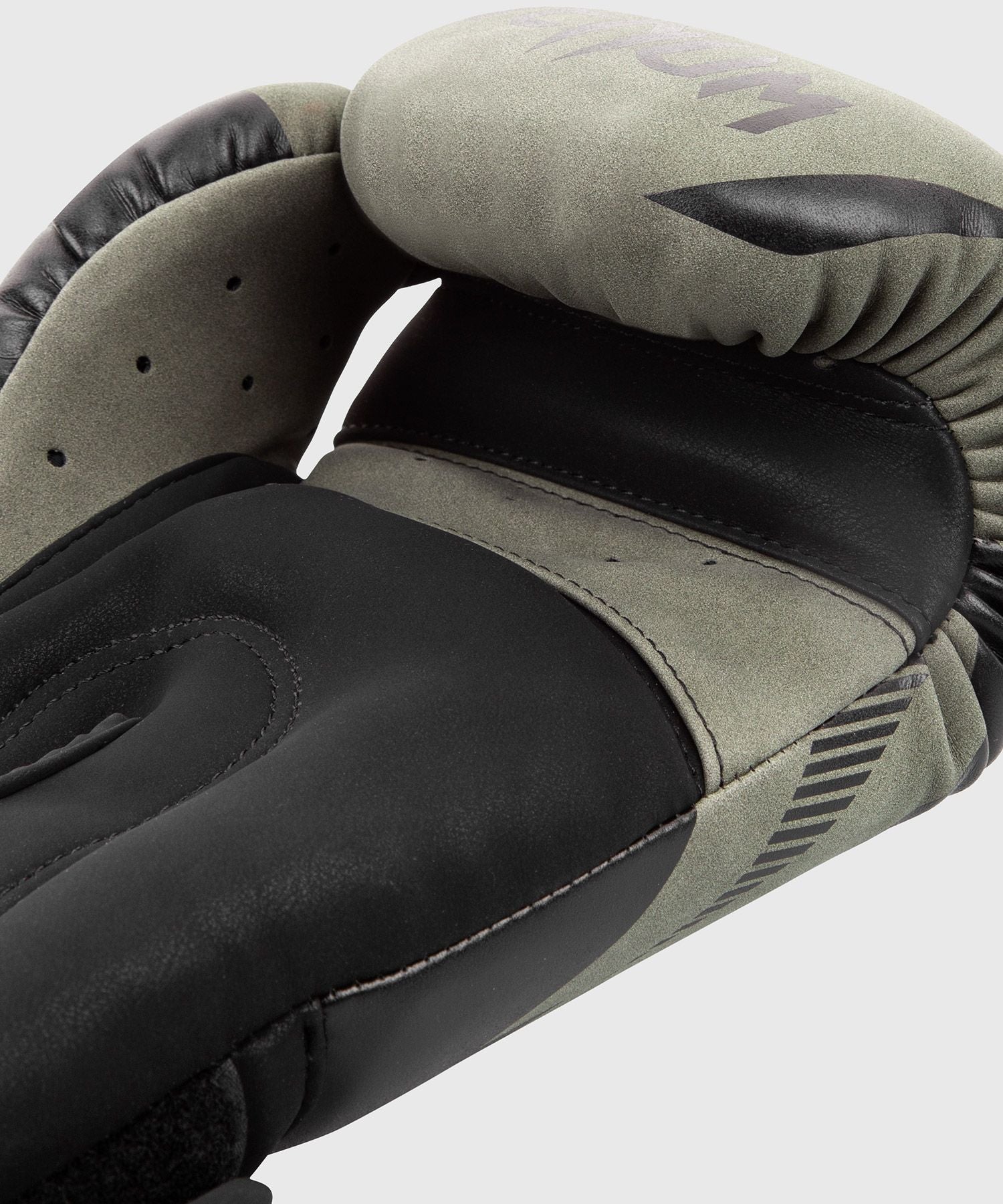 VENUM IMPACT BOXING GLOVES - KHAKI/BLACK