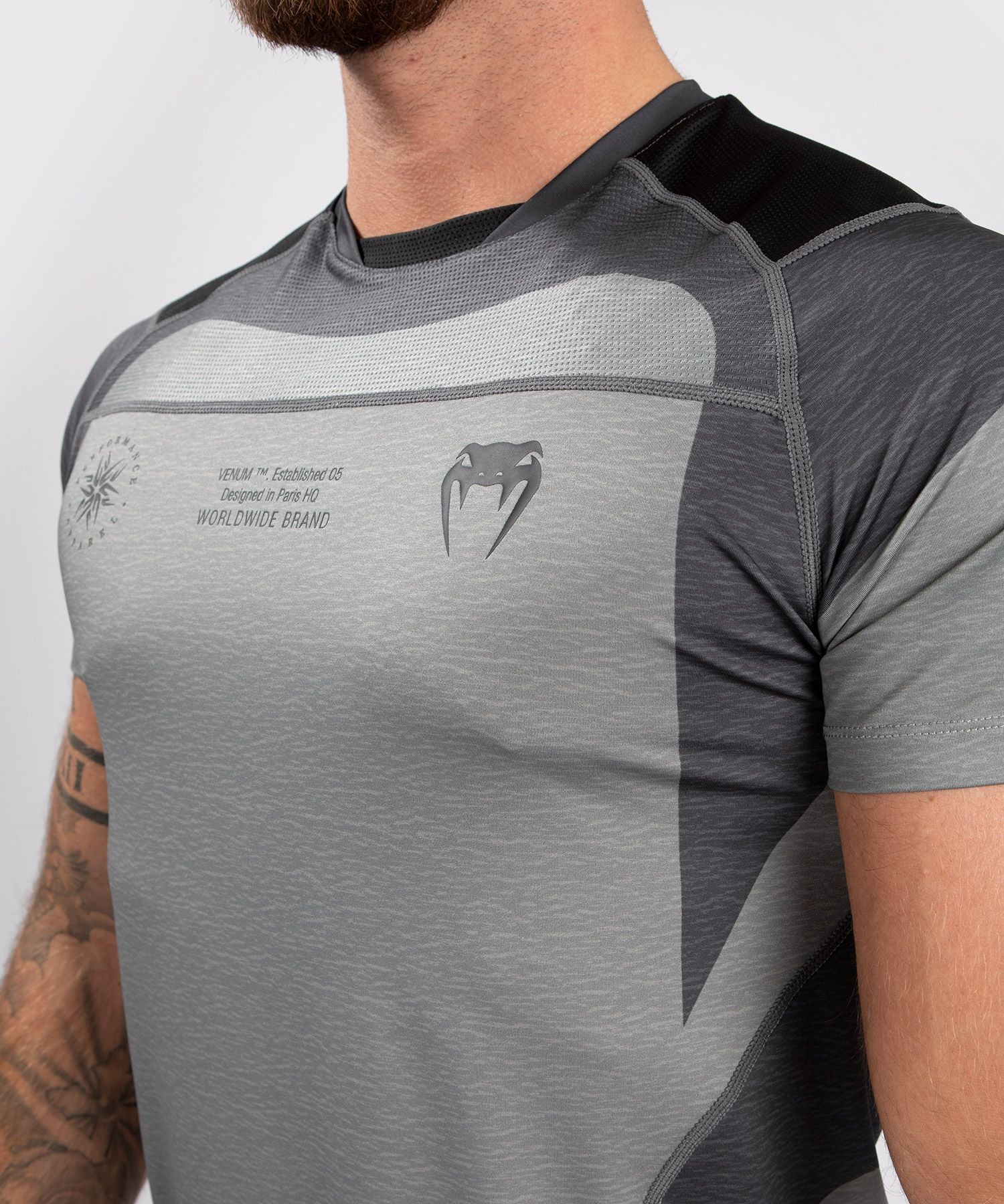 VENUM STONE DRY TECH T-SHIRT - SHORT SLEEVES - MINERAL GREEN
