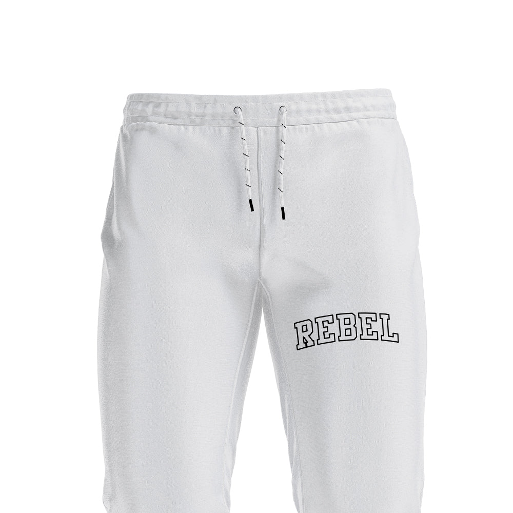 Rebel Joggers – Train Hard, Move Freely - White